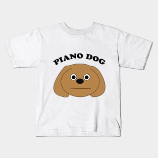 Piano Dog Kids T-Shirt